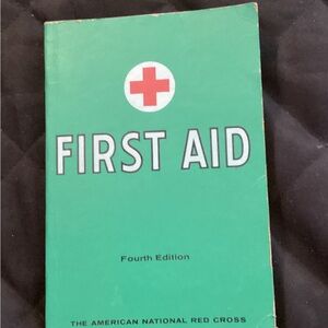 Vintage Red Cross First Aid Textbook – 1971, 4th Edition